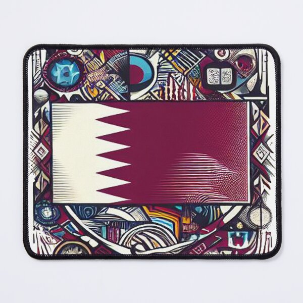 Item preview, qatar flag designed and sold by maheart83.