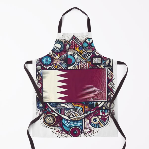 Item preview, qatar flag designed and sold by maheart83.