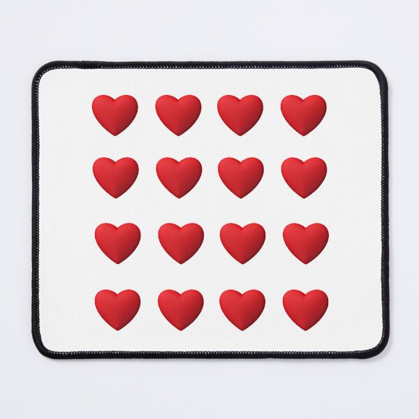 Item preview, Red Hearts: Red Love Icons designed and sold by Visual-Elixir.