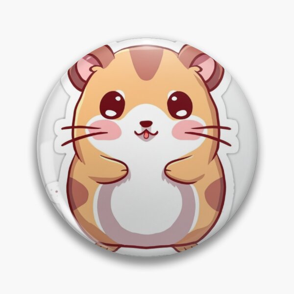 Item preview, Round Kawaii Hamster Plushie designed and sold by VoxVirtuoso.