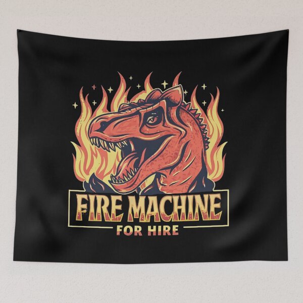 Item preview, Dinosaur for hire as a machine fire  designed and sold by Coollzone.