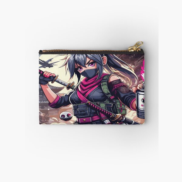 Item preview, Anime Ninja Girl Desk Mat, Mouse Pad, Bath Mat designed and sold by KitonicTees.
