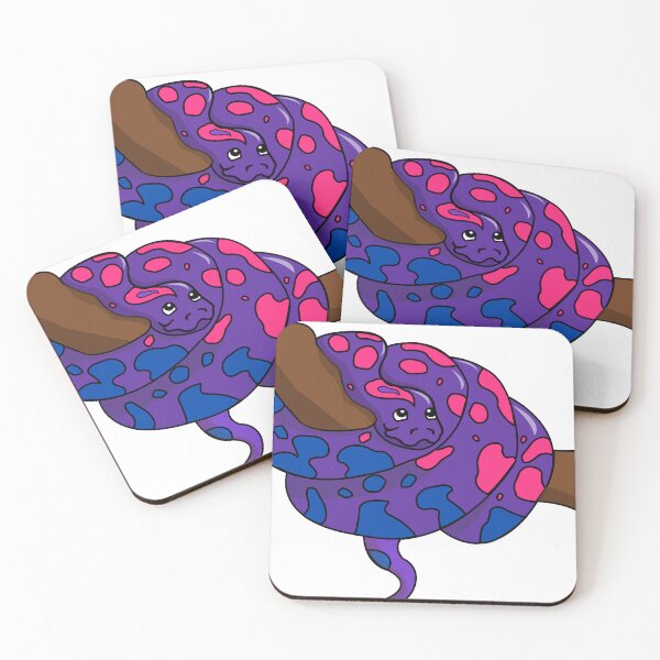 Item preview, Bisexual Burmese Snake Pride Flag designed and sold by HarveyHandcraftsandDesigns.