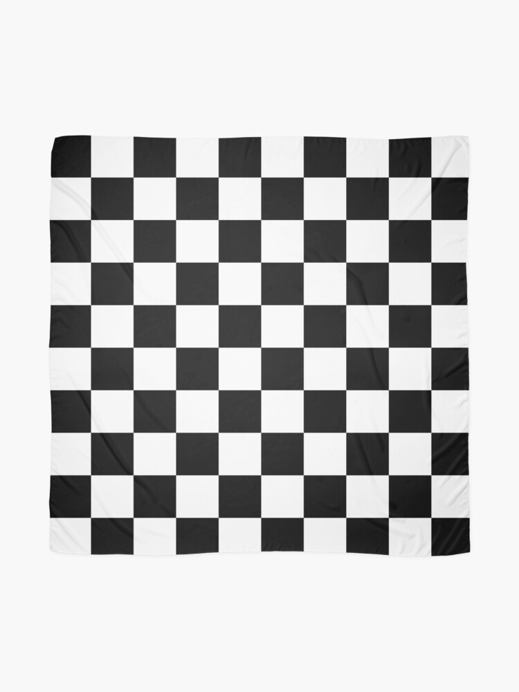 Checkered Pattern: Black & White