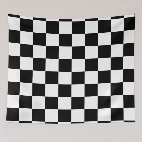 Item preview, Checkered Pattern: Black & White designed and sold by Jared Davies.