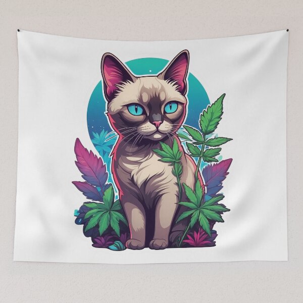 Item preview, Nuggets Vaporwave Color Theory Kitty Cat designed and sold by wojysmokes.