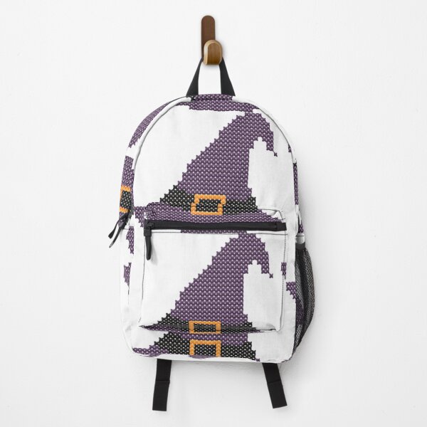 Item preview, Purple Witches Hat Faux Cross Stitch designed and sold by CraftBazaarUK.