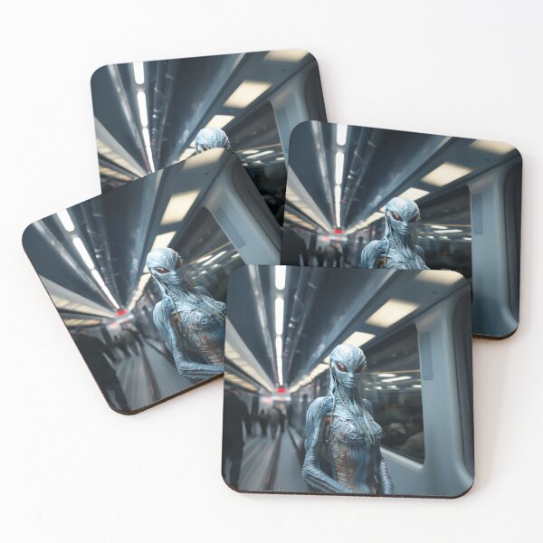 Item preview, Alien woman subway joy designed and sold by oilidesing.