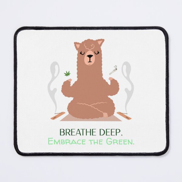 Item preview, Respira profundo, abraza el verde. De fumar designed and sold by TwoBusyCreating.