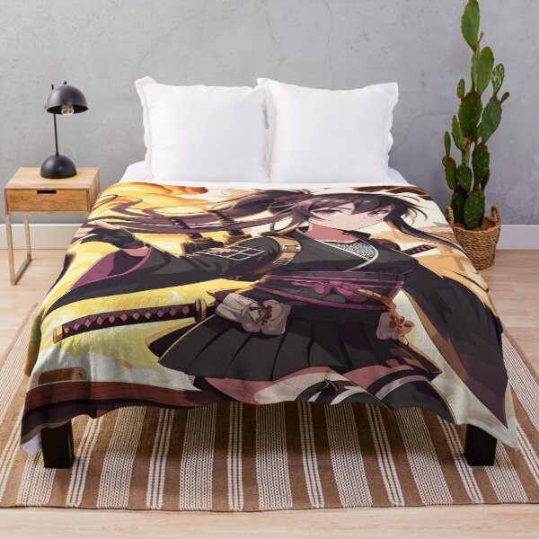 Item preview, Anime Ninja Girl Desk Mat, Gaming Mouse Pad, Bath Mat designed and sold by KitonicTees.