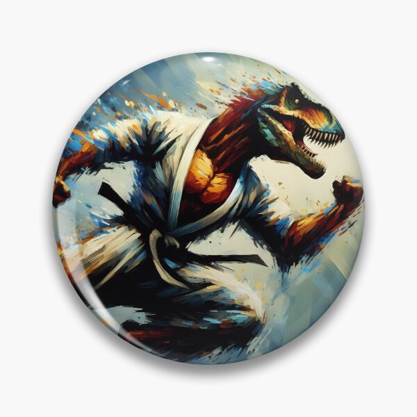 Aperçu de l'œuvre Combattant de karaté T-Rex créée et vendue par TrexAmbassador.