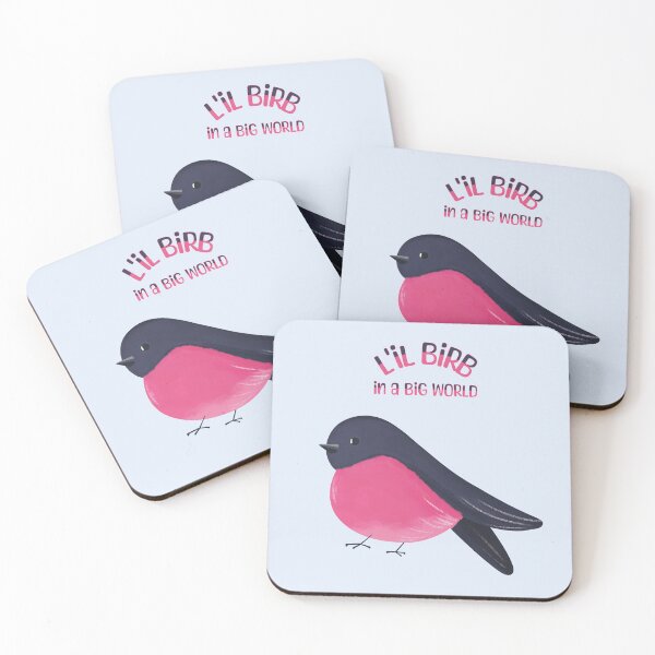 Item preview, Lil Pink Robin Bird designed and sold by tinyfloofstar.