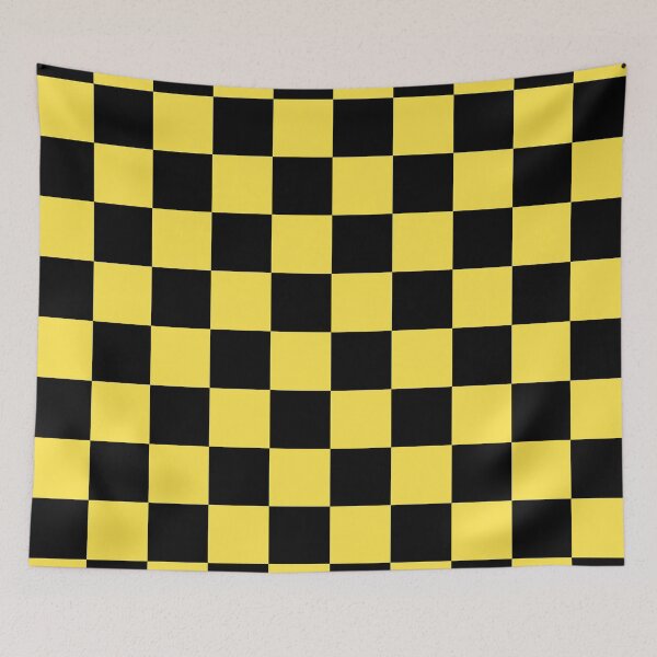 Item preview, Checkered Pattern: Black & Taxi Yellow designed and sold by Jared Davies.