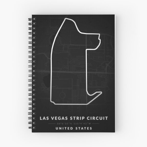 Item preview, Las Vegas Strip Circuit in the United States in Black and White designed and sold by Jerhus.