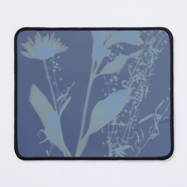 Item preview, Blue Botanical Floral Lumen Print designed and sold by ChromaForever.