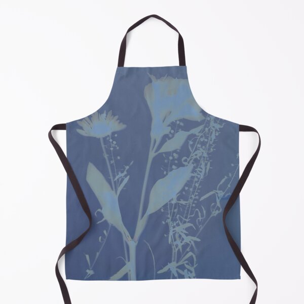 Item preview, Blue Botanical Floral Lumen Print designed and sold by ChromaForever.