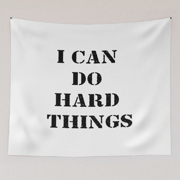 Item preview, I Can Do Hard Things designed and sold by 101univers.