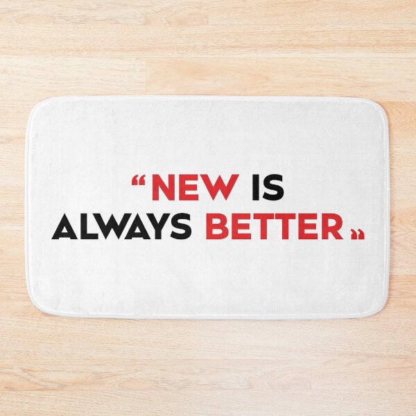 Item preview, Upgrade Your Style: 'NEW IS ALWAYS BETTER' T-Shirt and Sticker Combo designed and sold by OpsDesing.