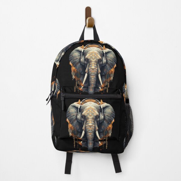 Item preview, DARK ARTISTRY FANTASY ELEPHANT IN HEADPHONES 1 designed and sold by justyna-s28.