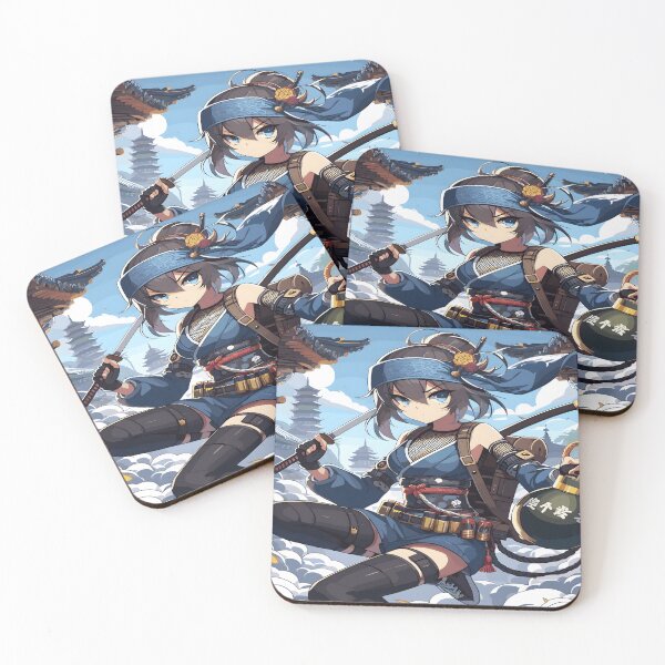 Item preview, Anime Girl Desk Mat, Mouse Pad Bath Mat designed and sold by KitonicTees.