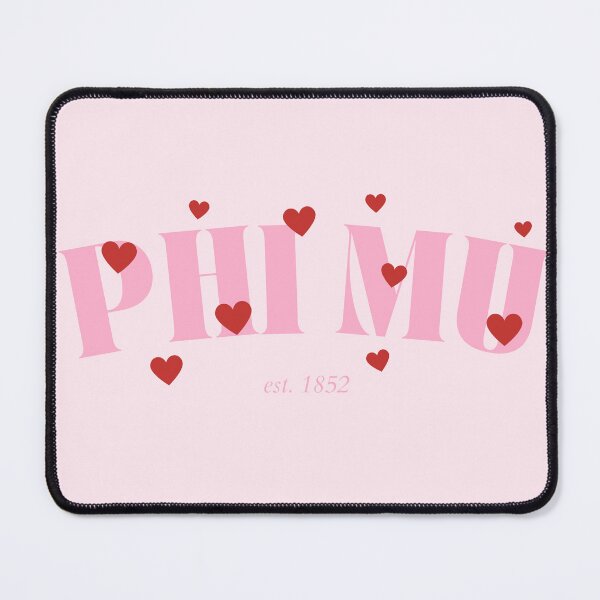 Item preview, Pink with Hearts - (PHI MU) designed and sold by Jenna Cage.