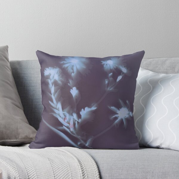 Item preview, Blue Botanical Flower Lumen Print designed and sold by ChromaForever.