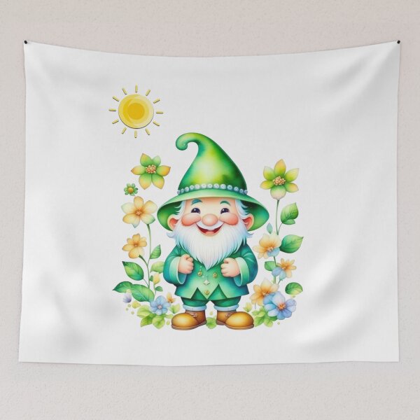 Item preview, Cute Flower Gnome designed and sold by AnalajiaDesigns.