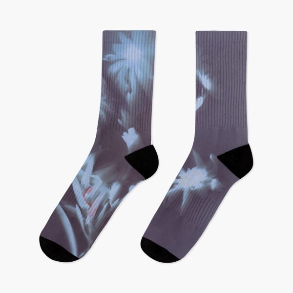 Item preview, Blue Botanical Flower Lumen Print designed and sold by ChromaForever.