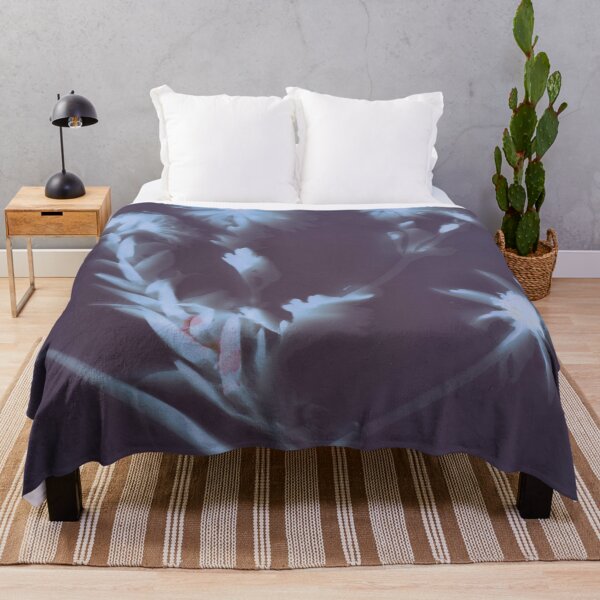 Item preview, Blue Botanical Flower Lumen Print designed and sold by ChromaForever.
