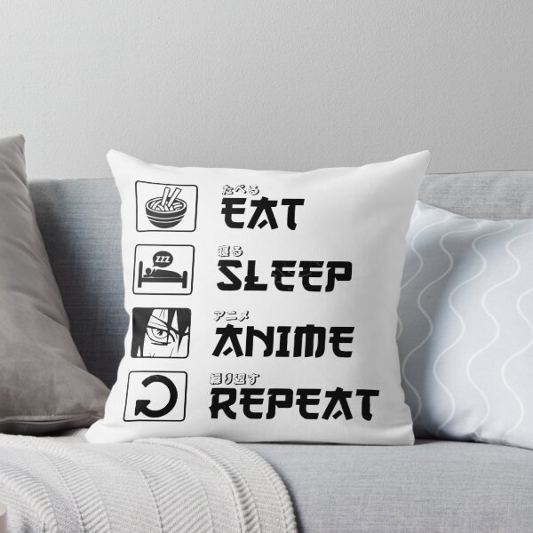 Item preview, Eat Sleep Anime Repeat designed and sold by JoestarJJ Howard.