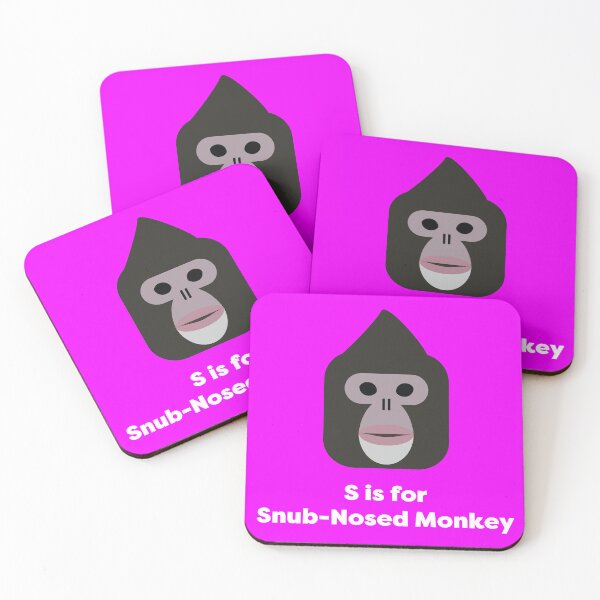 Item preview, S is for Snub-Nosed Monkey (The Animal Alphabet) designed and sold by Utter, Earth.