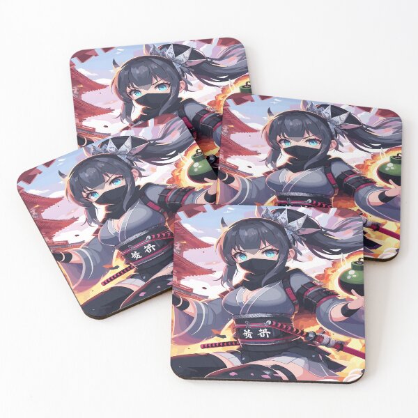 Item preview, Anime Girl Desk Mat designed and sold by KitonicTees.