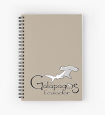 Galapagos Ecuador Hammerhead shark Spiral Notebook