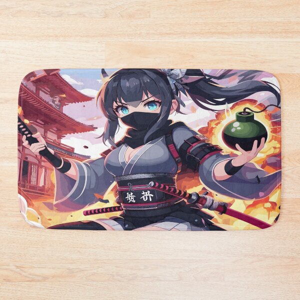 Item preview, Anime Girl Desk Mat designed and sold by KitonicTees.