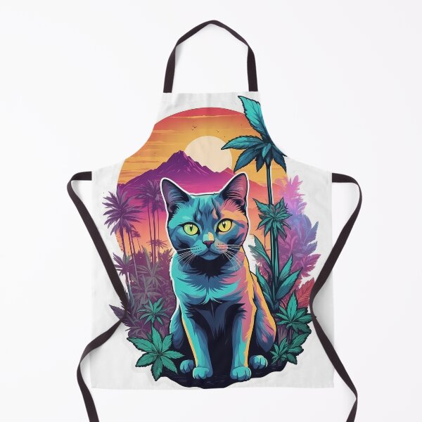 Item preview, Vaporwave Cat Crazy Sunrise Color Pallete designed and sold by wojysmokes.
