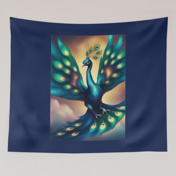 Item preview, Peacock Dragon Elegance  designed and sold by GleamingGiant.