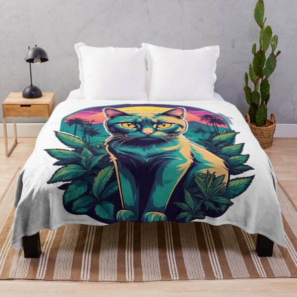 Item preview, Sunset over the cali hillside, Cat yellow eyes designed and sold by wojysmokes.