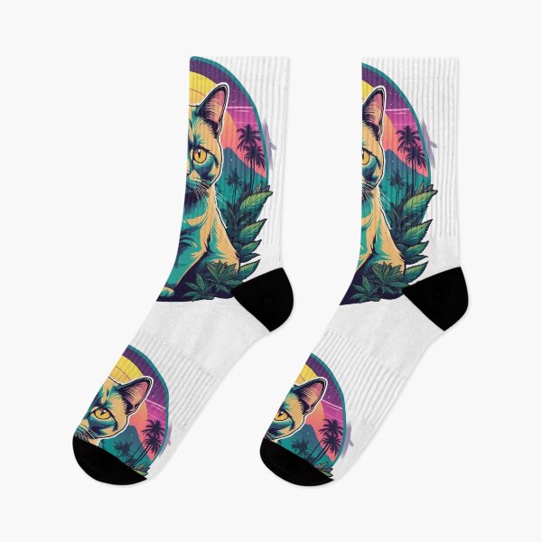 Item preview, Sunset over the cali hillside, Cat yellow eyes designed and sold by wojysmokes.