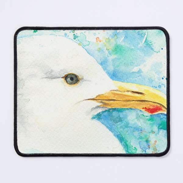 Item preview, Watercolour of Cedric The Seagull designed and sold by ByRosemarie.