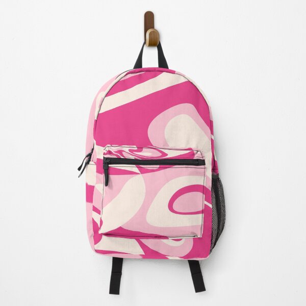 Item preview, 60's Retro Liquid Abstract Paisley Pattern in Pink and Cream designed and sold by MellowCat.