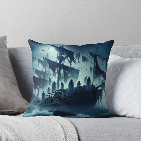Item preview, Ghost ship in the sea designed and sold by yodabi.