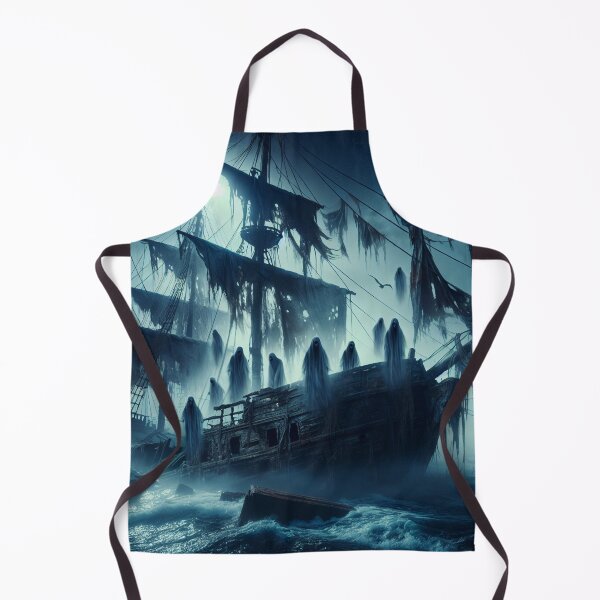 Item preview, Ghost ship in the sea designed and sold by yodabi.