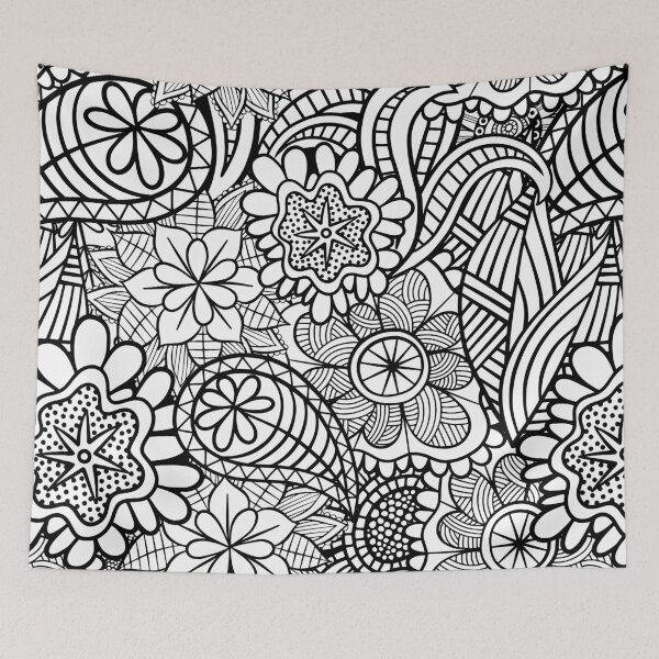 Item preview, SIMPLICITY IN BLOOM: A DANCE OF LINEAR ELEGANCE_1 designed and sold by BorczVisuals.