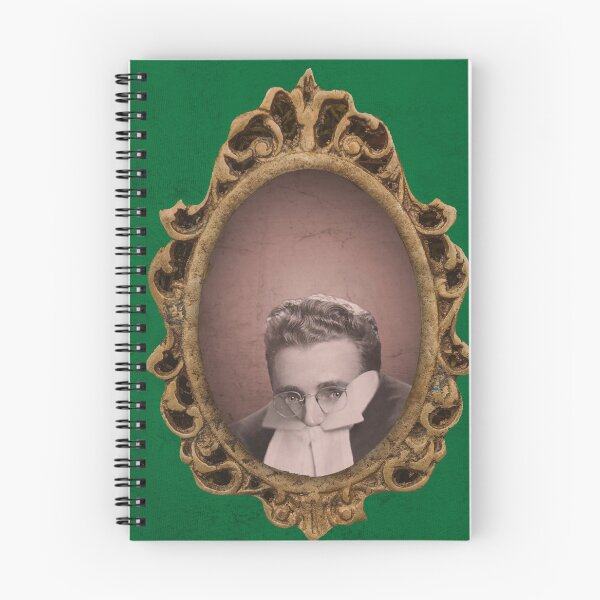 Item preview, Nervous Yet Whimsical: Surreal Collage Art Print 'Camera Shy' Solo in Green designed and sold by GollyWillikers.