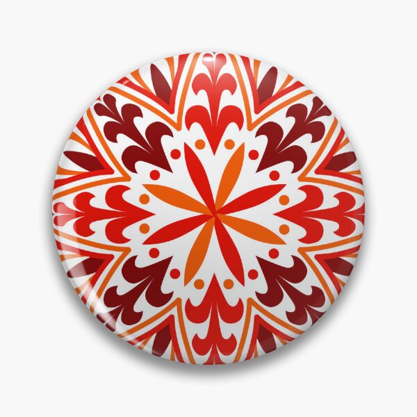 Item preview, Orange Mandala Flowers designed and sold by adlkh.