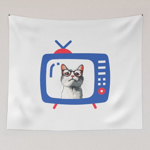 Item preview, HAPPY CAT TV designed and sold by NatureStyle555.