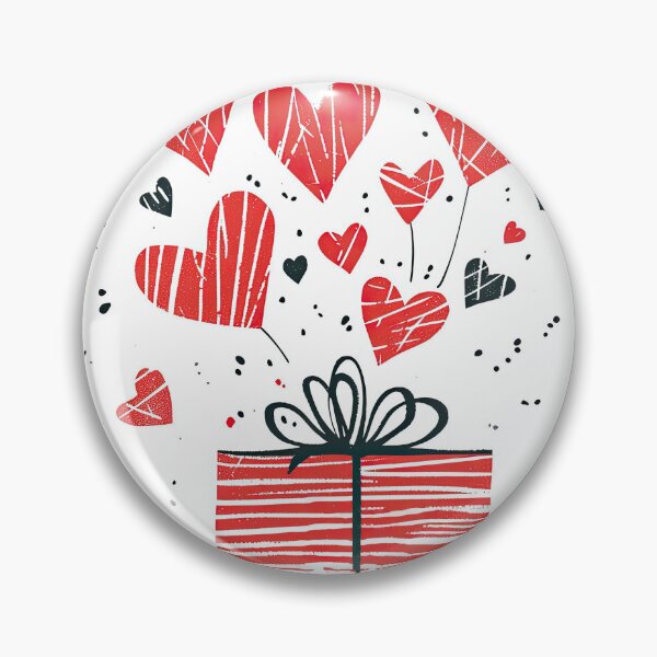 Item preview, Valentines Day vintage style linocut postcard with cupid and hearts designed and sold by dvoevnore.