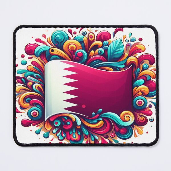 Item preview, Qatari Pride: Flag Elegance designed and sold by maheart83.