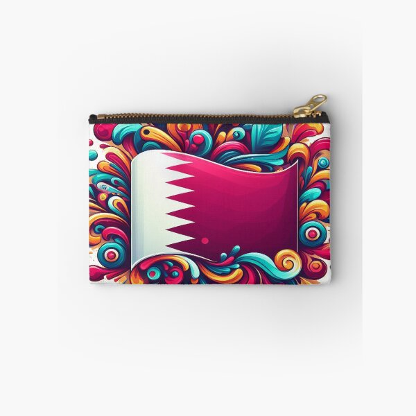 Item preview, Qatari Pride: Flag Elegance designed and sold by maheart83.