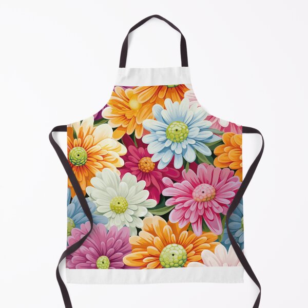 Item preview, Zinnia Tile 07: Rainbow Smiles in a Field of Daisy Dandelions and Sunshine of Nature's Confetti Party designed and sold by TheBrainArt.